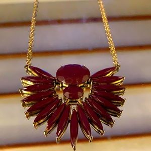 Gorgeous dark purple statement necklace